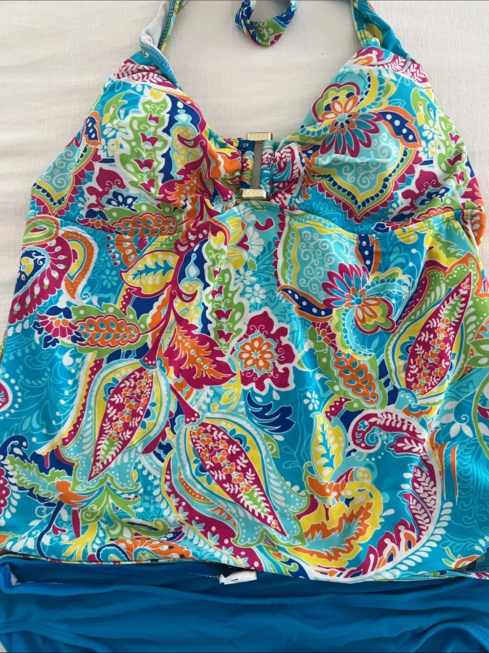 Chaps colorful paisley